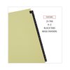 Universal Preprinted Simulated Leather Tab Dividers, 25-Tab, A-Z, 11 x 8.5, Buff UNV20821